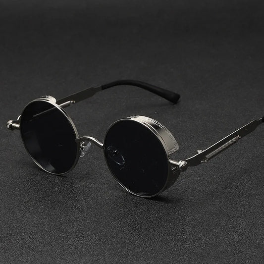 Round Sunglasses Man Gothic